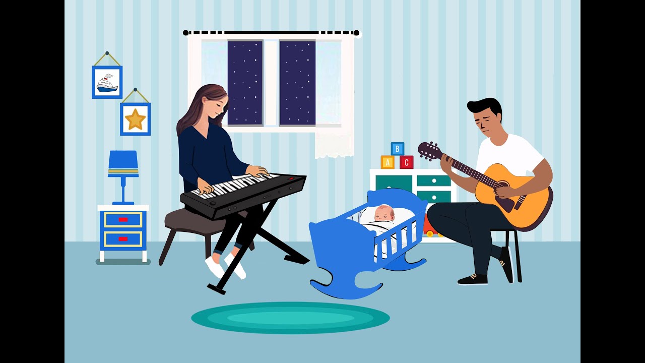 Bedtime Story - A mother singing a song of love to her children.