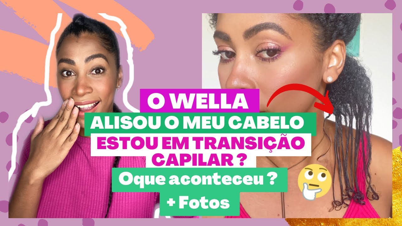 WELLASTRATE SUAVE ALISOU O MEU CABELO ? TRANSIÇÃO CAPILAR ?CONTEI TODA VDD  #transiçãocapilar #wella