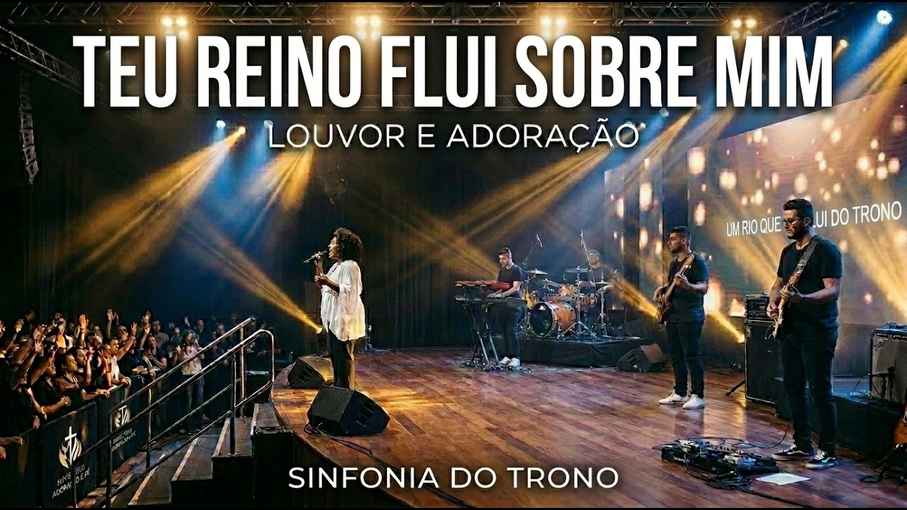 TEU REINO FLUI SOBRE MIM  | Louvor Gospel de Adoração e Presença de Deus