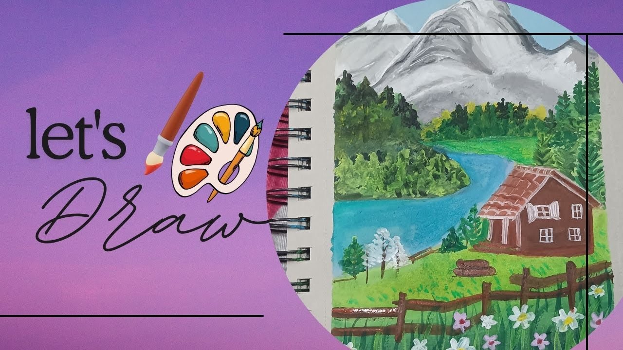 Peaceful Mountain Escape ❤🌈Lost in the softness of mountains, blooming fields✨