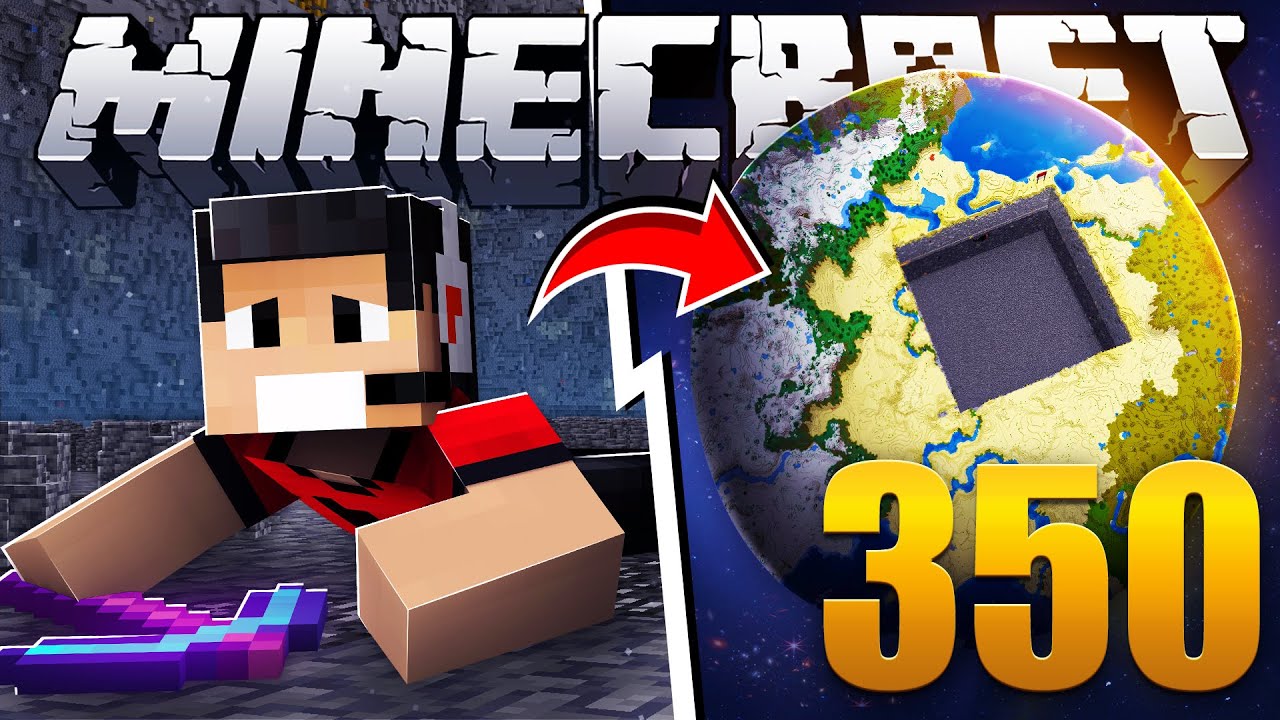 Quebrando 10 MILHÕES de blocos no Minecraft - Em busca da casa automática #350