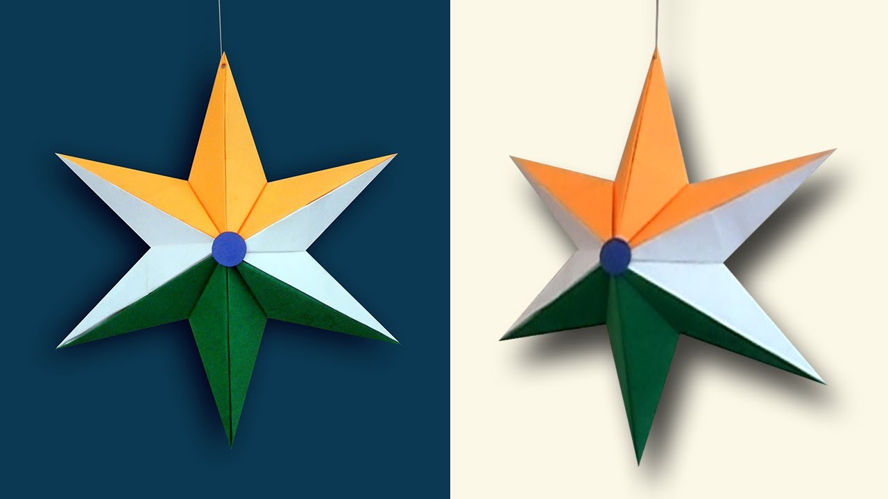 Republic Day Craft | Independence Day Craft | Tricolor | Paper Star Making