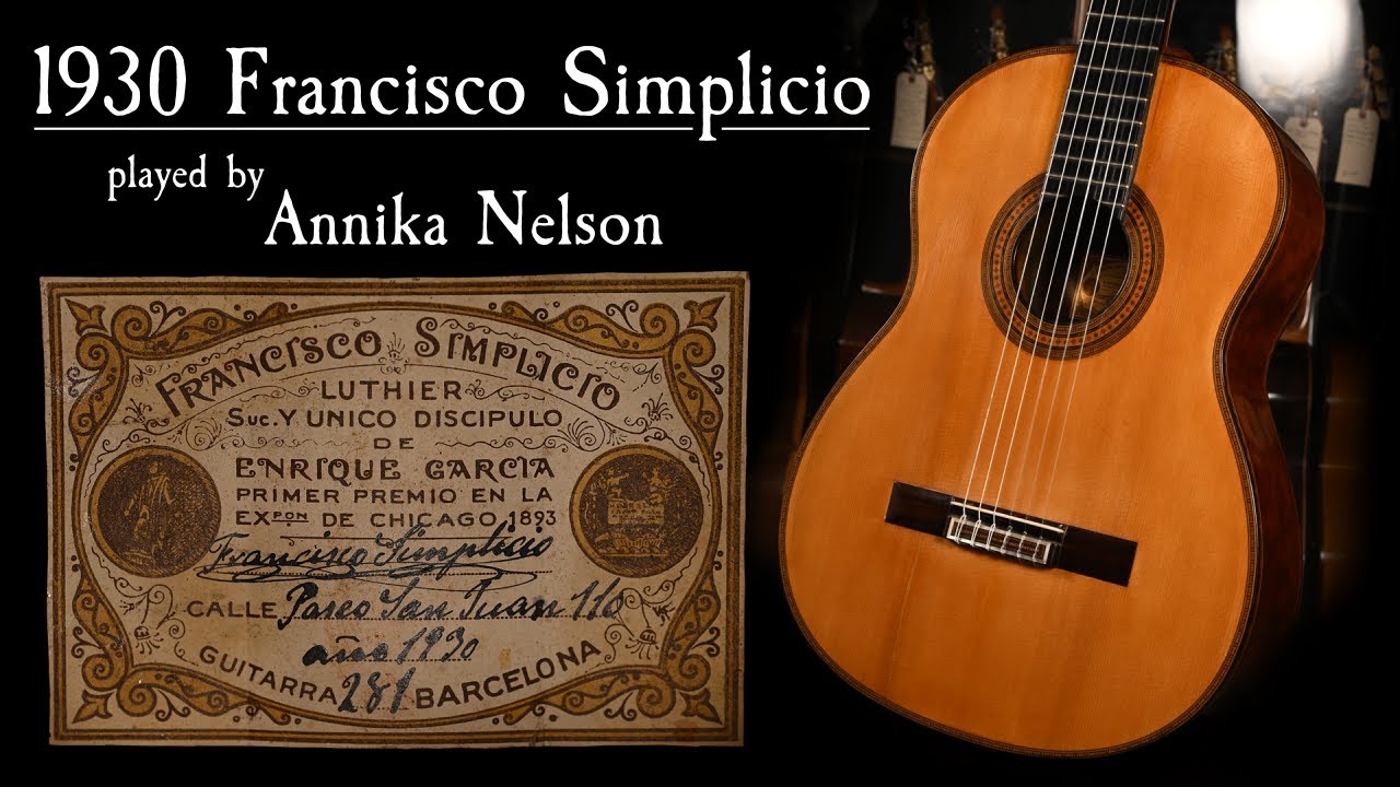 1930 Francisco Simplicio | American Fantasy played by Annika Nelson