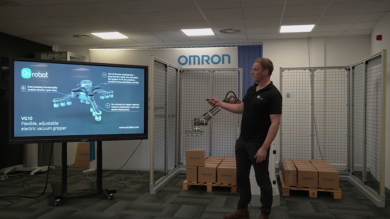 OnRobot VGP20 Palletising | Reeco x Omron x OnRobot Webinar
