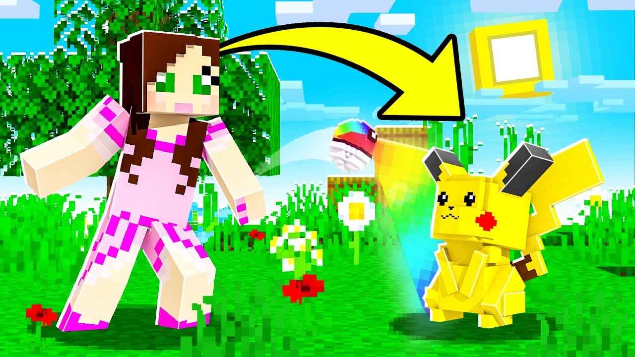 Minecraft: СИМУЛЯТОР ПОКЕМОНОВ! (ПОЙМАЙ ПОКЕМОНОВ И РАЗБОГАТЕ!) Мини-игра с модами