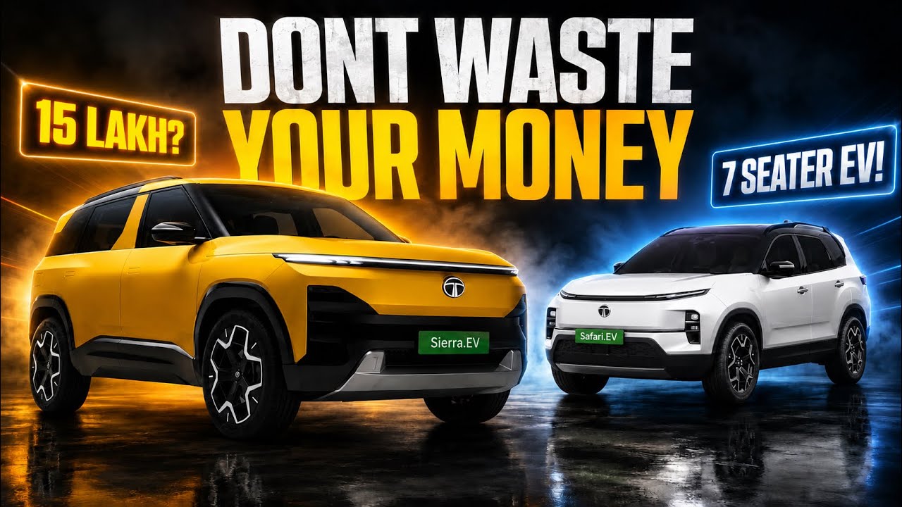 Tata Sierra EV & Safari EV AWD REVEALED! Price, Battery, Range & Shocking Details 🔥