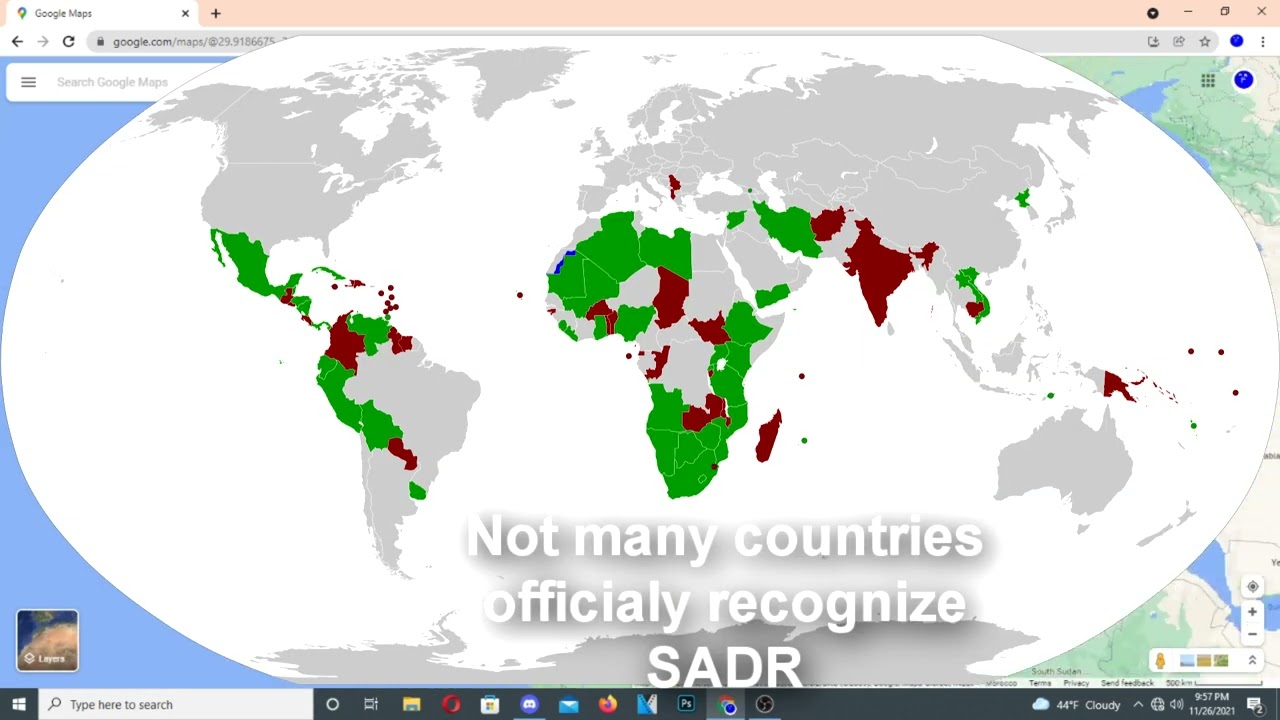 Google Maps is different in countries