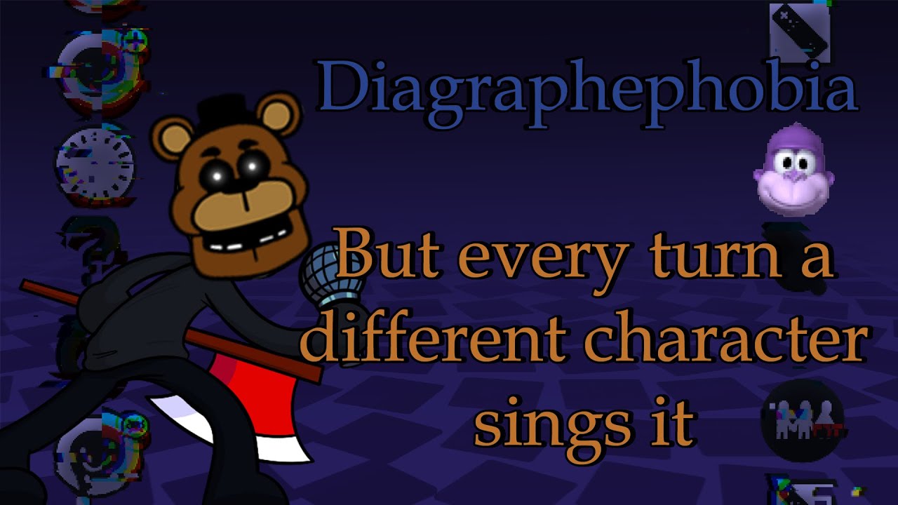 Diagraphephobia But Every Turn a Different Cover is Used (Diagraphephobia but everyone sings it)