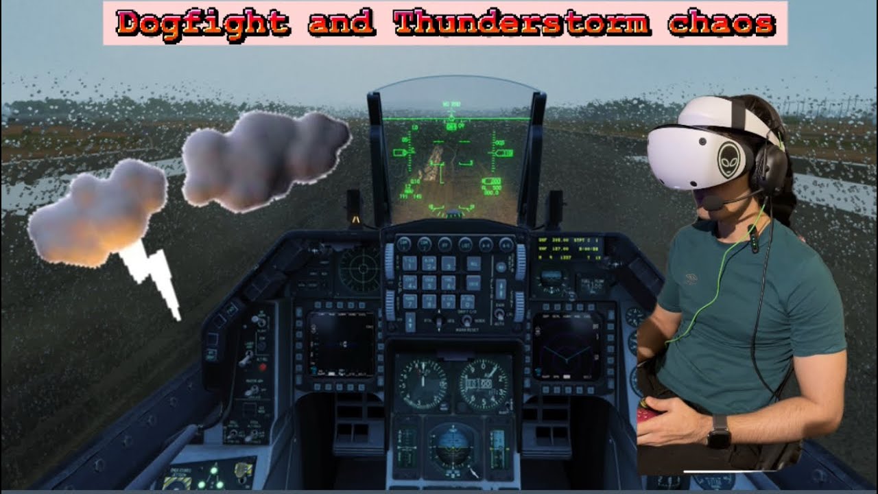 Project Wingman - PSVR2 Mission 2 Complete! Intense raging thunderstorm & Dogfights
