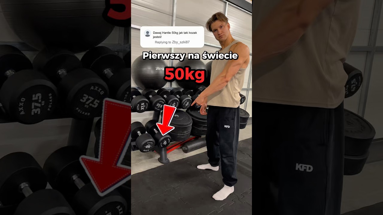 Pierwszy na świecie z 50-tkami❗️#wyzwanie #kalistenika #sport #challenge