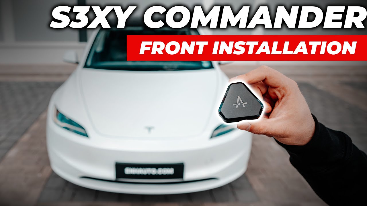 Commander Installation For Model 3 Highland - Enhance Auto