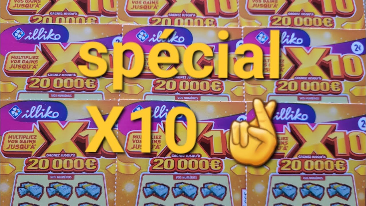spéciale X10 🤞#grattage #fdj #jeu 😉😚😙🤑☺️