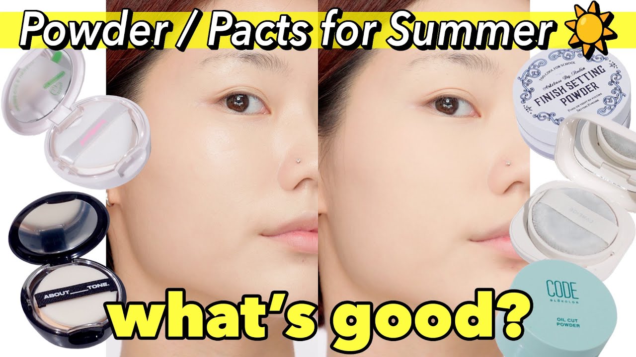 Powder VS Pact | What's the difference? Product recommendation / Durability & Waterproof test