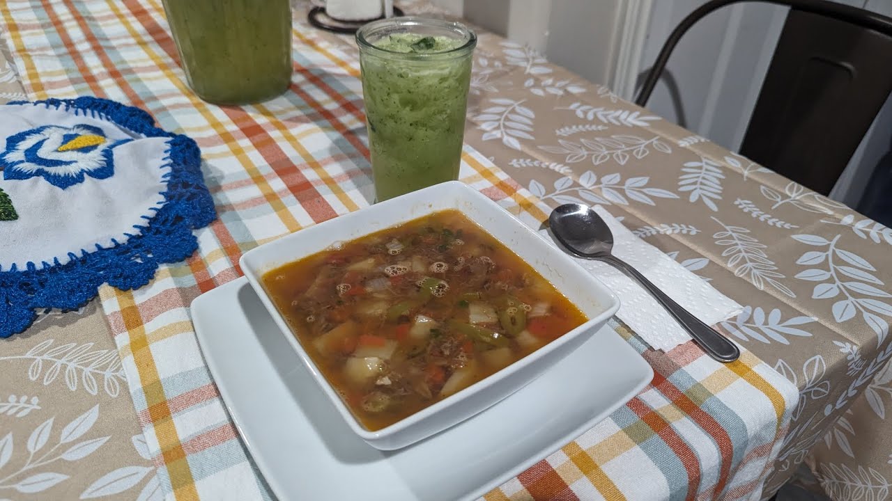Caldillo de Machaca estilo Sinaloa 🍽️ a mi manera,sencillo y delicioso😋