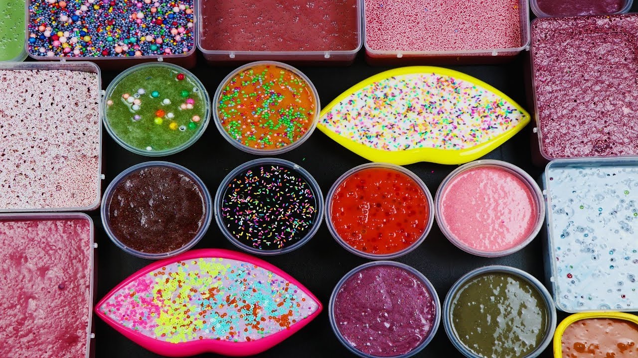 MIXING ALL MY OLD SLIMES! GIANT SLIME SMOOTHIE VIDEO!!