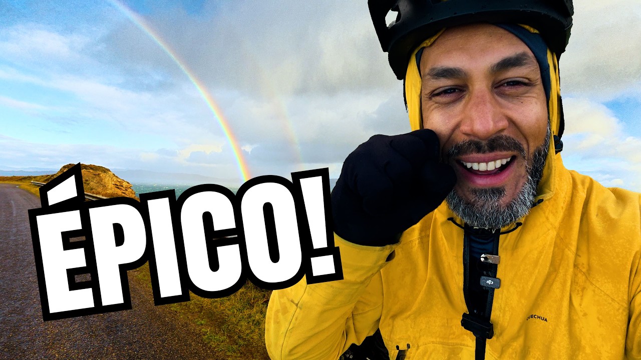 1 dia litorando de bike pelo Norte da Escócia.