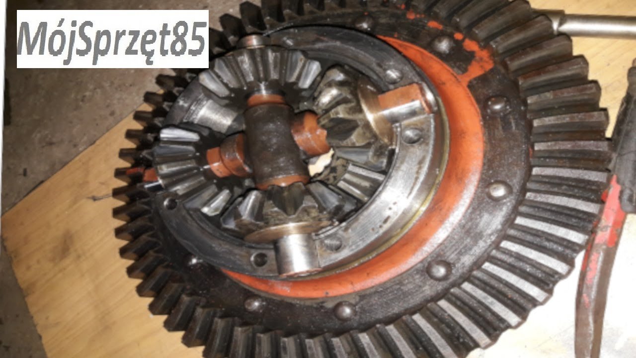 Przeróbka na skośne zęby mechanizmu różnicowego w ursusie c360 4x4 turbo, cz.1 wyjmowanie, rozbiórka