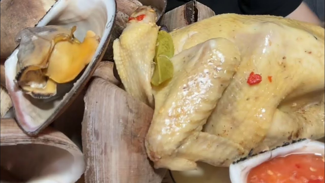 Lần đầu  em ăn con sò sữa mà sao nó lạ lắm￼
