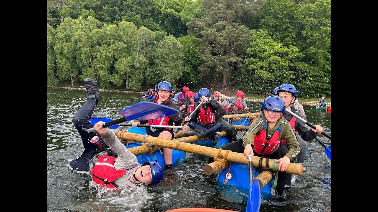Raft Building at Talkin Tarn