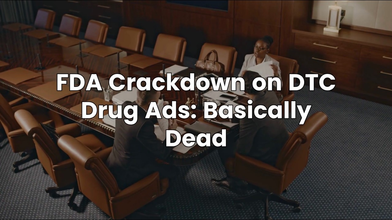 The FDA's DTC Ad Crackdown Is Dead. Now What?