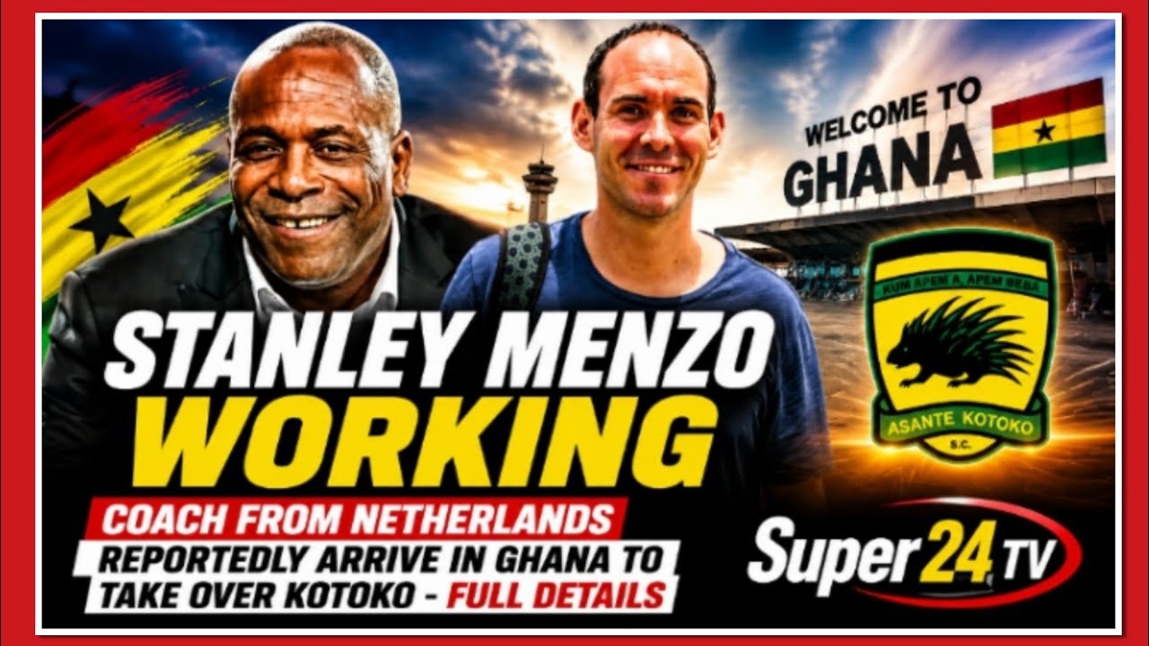 BREAKING: FOREIGN COACH FROM NETHERLANDS ARRIVE IN GHANA FOR KOTOKO COACHING JOB - DETAILS 