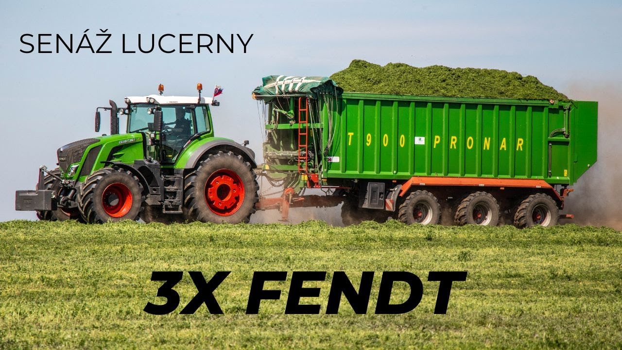 Sen&aacute;ž lucerny John Deere 6750 3x Fendt
