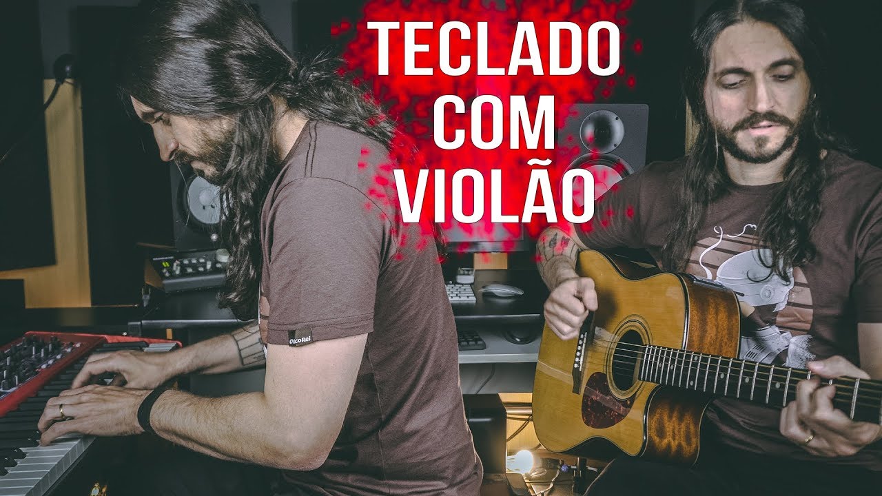 Como tocar teclado junto com um violão