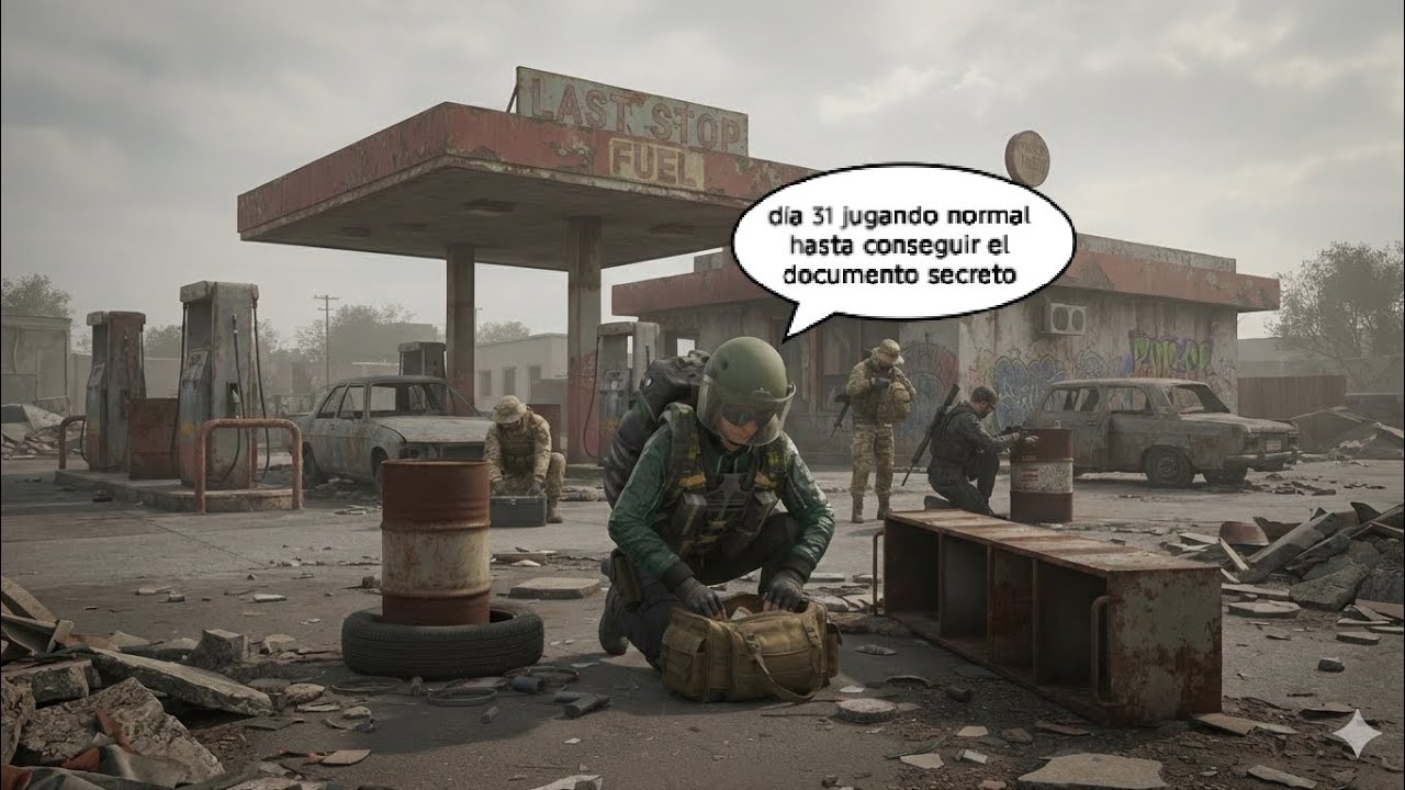 Día 31 jugando normal hasta conseguir el documento secreto 