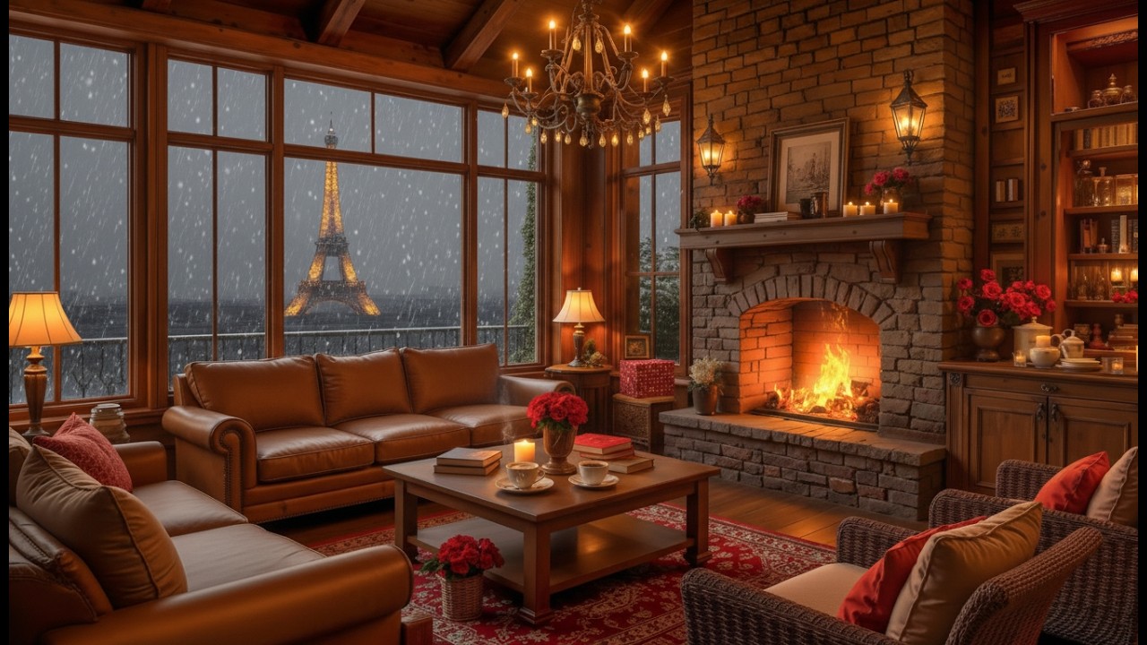 Cozy Jazz Ambience Coffee Shop, A Cup of Love Late Night Jazz for Work dan Study