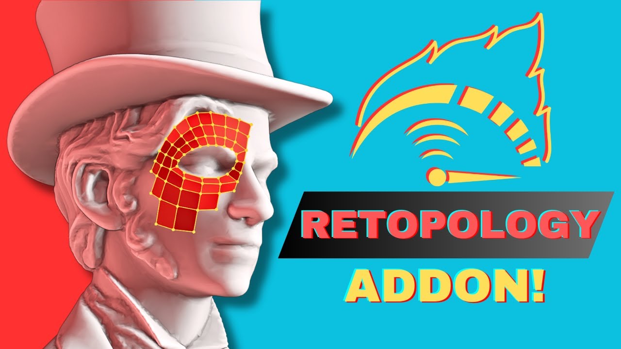 Лучший БЕСПЛАТНЫЙ аддон для ретопологии для Blender