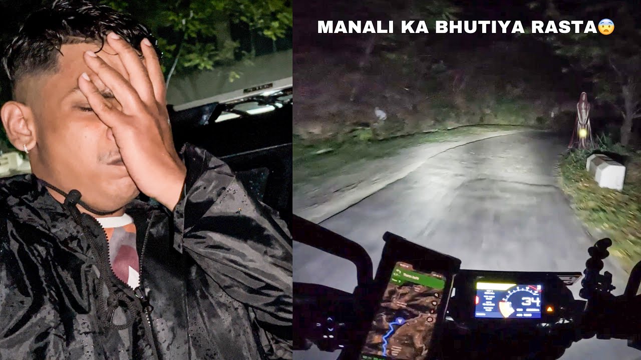MANALI TO DELHI SOLO HORROR RIDE 😱 (PLEASE DON’T TAKE THIS ROUTE)