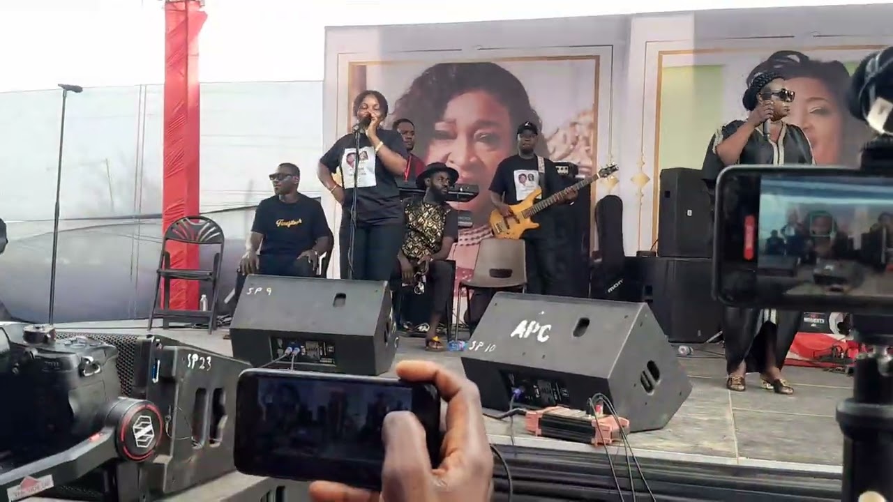 Mama Esther nailed it at Rev Obofour mother's funeral grounds