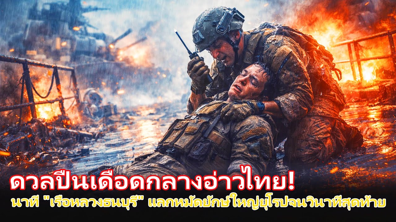 1 ต่อ 5! ยุทธนาวีเกาะช้าง: เมื่อเรือรบไทยไม่ยอมถอยให้ฝรั่งเศส (เรื่องจริงที่โลกต้องจารึก)