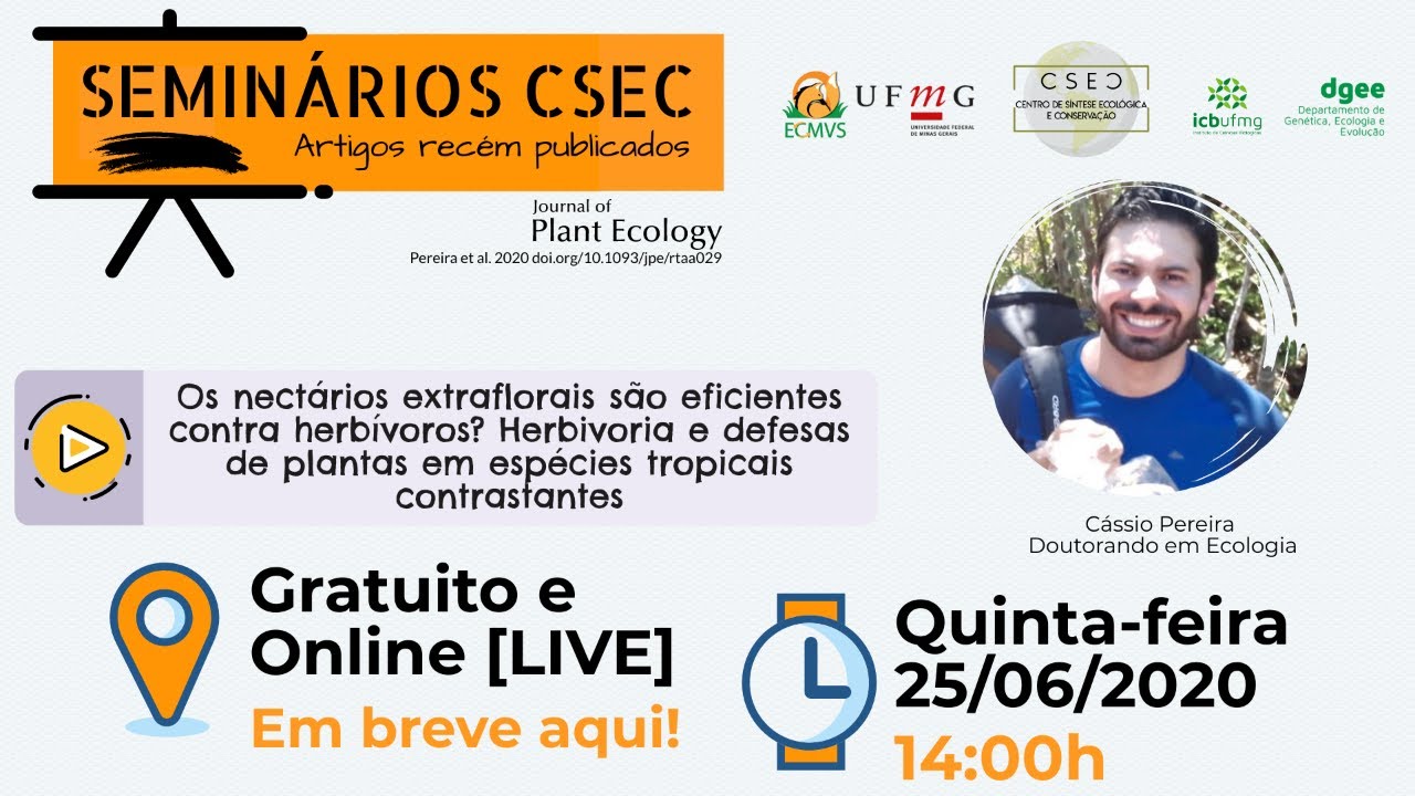 Seminários CSEC - Cássio Pereira - Nectários extraflorais e herbívoros