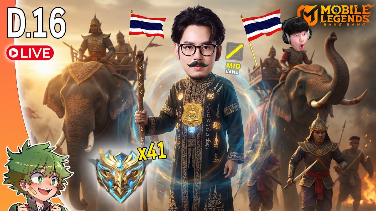MLBB : สู้เพื่อกรุงศรีฯ โซโล่แรงค์ไป50ดาว