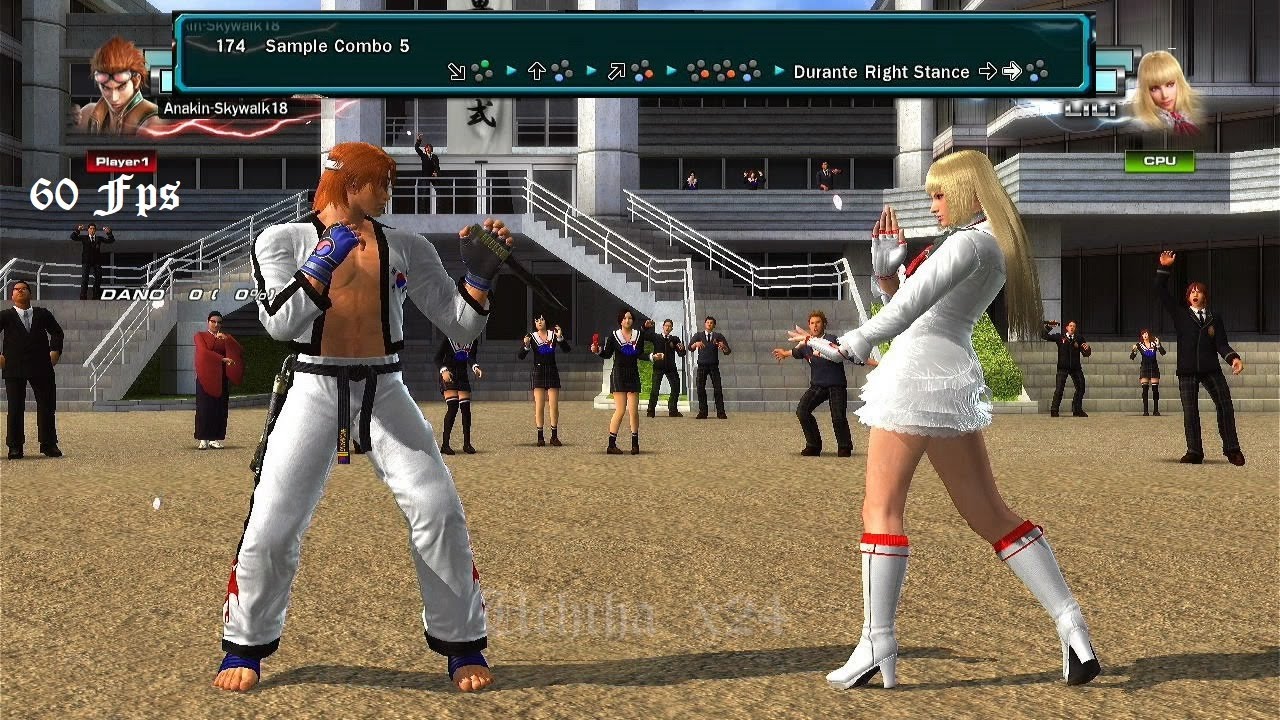 Sample Combo Hwoarang move list Comand List - Tekken Tag 2 ( Anakin x24 ) x1
