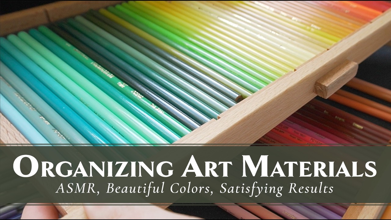 Satisfying Art Materials Organization You Need to See!