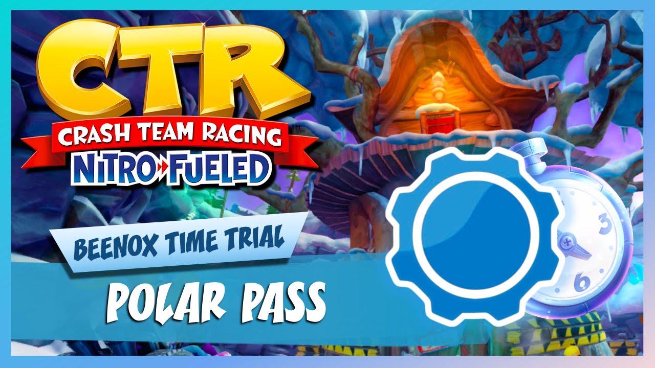 Polar Pass - Developer Time Trial (2:06:42 vs 2:09:99) | Crash Team Racing Nitro-Fueled