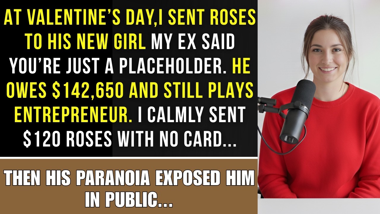 My ex-husband was cheating you’re nothing to me. he owed $142,650 so I sent $120 roses at 10:12 am..