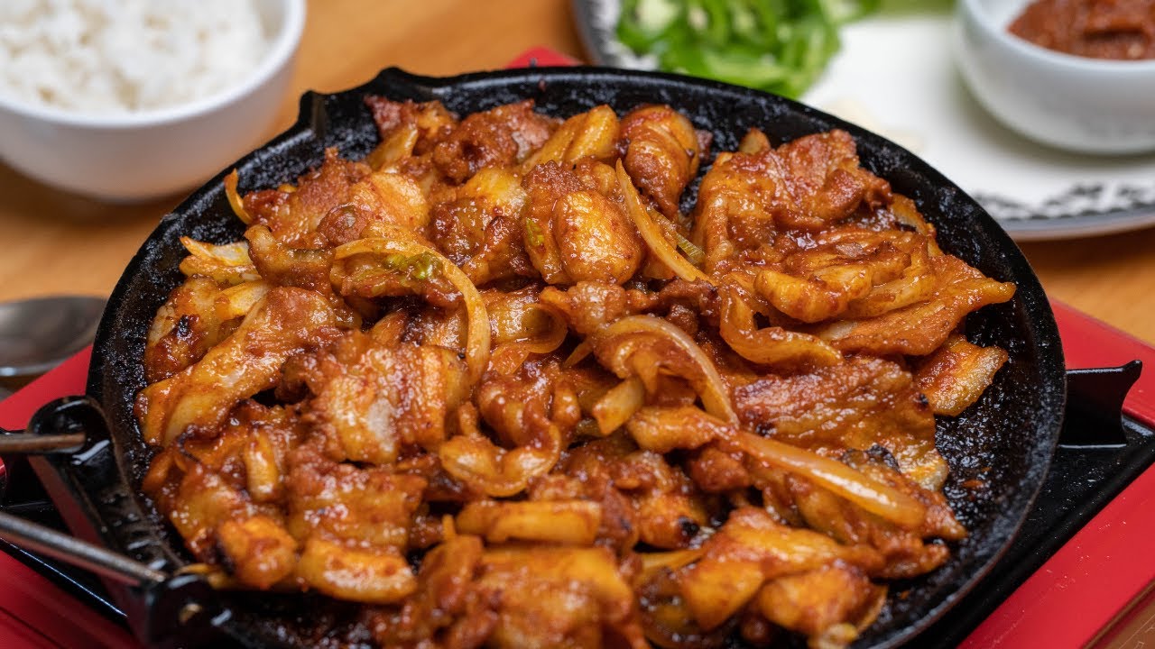 Porc pimenté à la coréenne (돼지 불고기) - recette facile