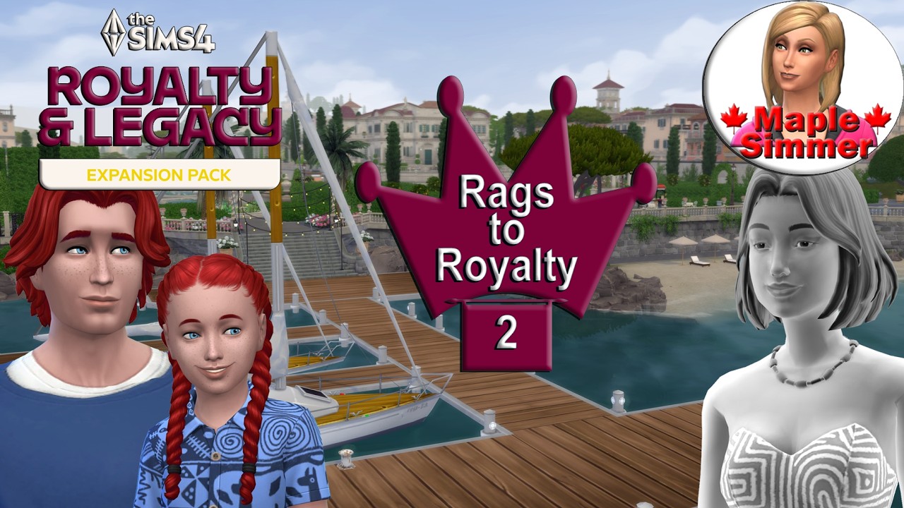 Бюро находок, часть 2: Превращение из нищеты в королевскую особу (Sims 4: Королевская семья и нас...