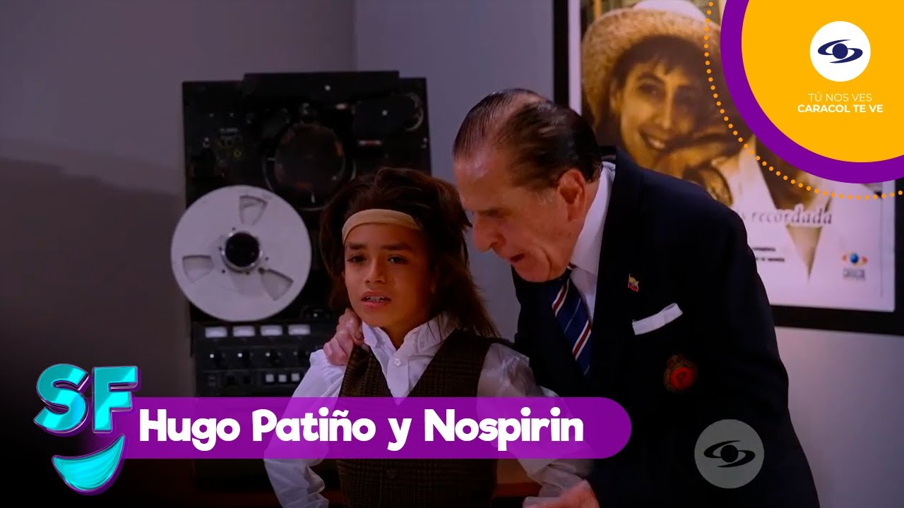 Hugo Patiño y Nospirin recorren el museo de los 70 años de la televisión colombiana