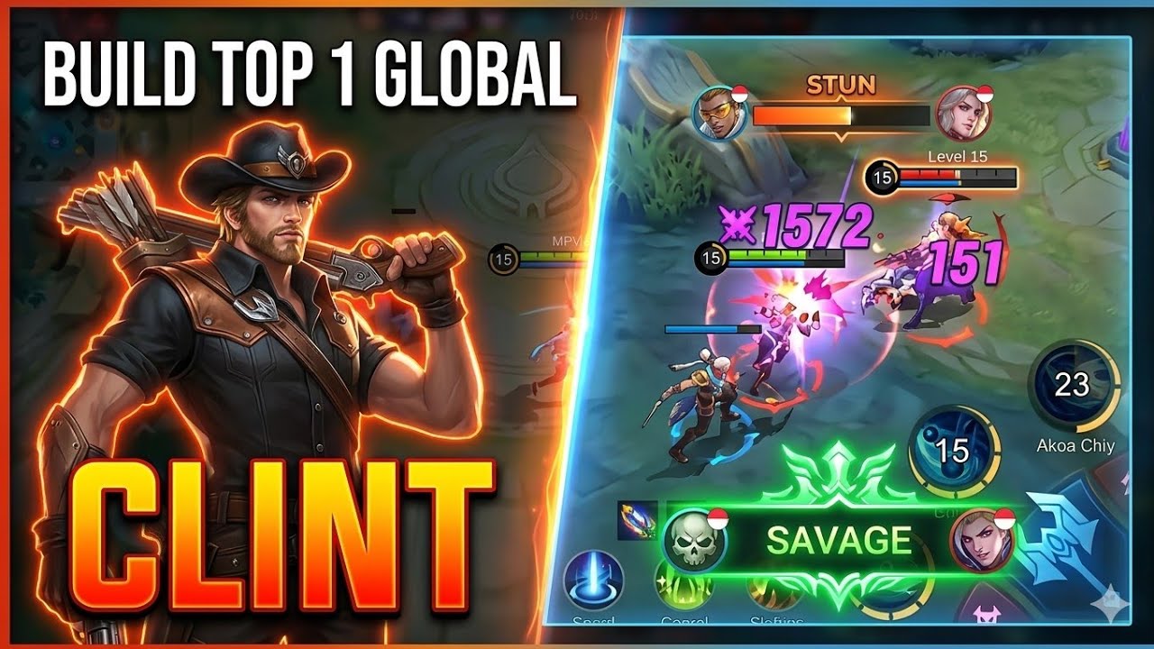 Kemenangan Hero Clint | mobile legend 🔥🔥🔥mobilelegends #mlbb #mlbbcreatorcamp #mlbbindonesia 