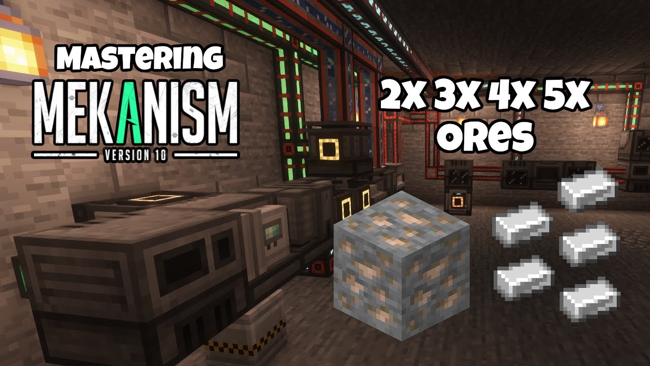 Освоение МЕКАНИСМА 10, эпизод 7 | Умножение руды в 2, 3, 4 и 5 раз | Minecraft 1.20.1