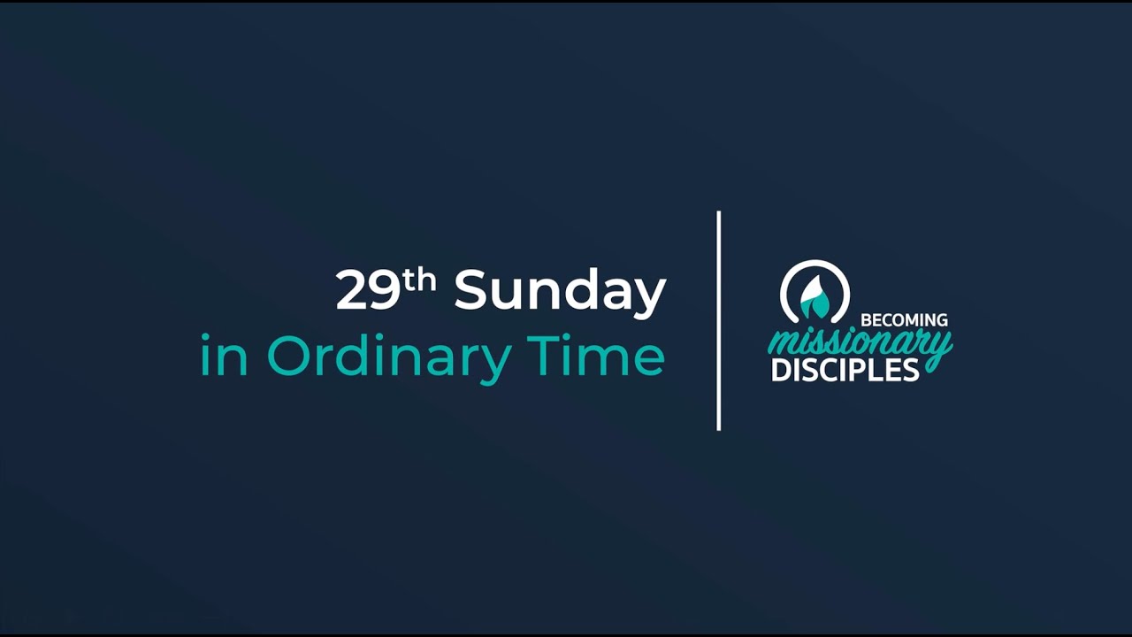 29th Sunday of Ordinary Time (Year C)