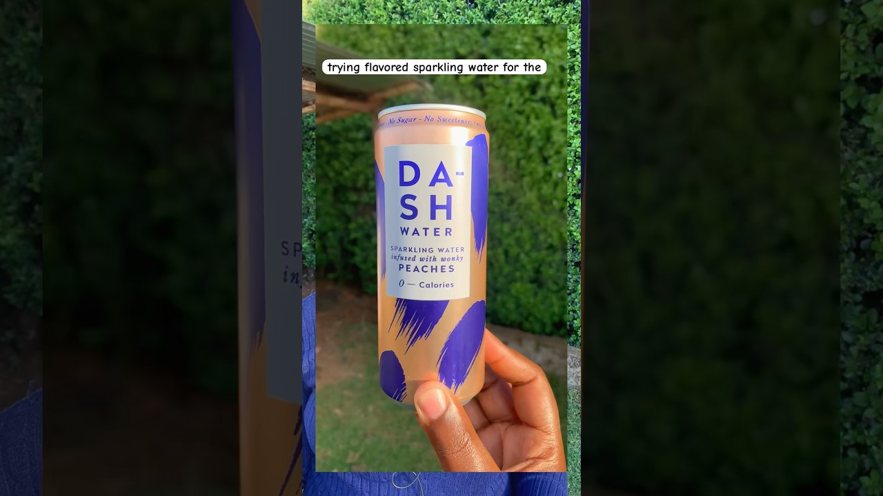 Trying flavored sparkling water for the first time #dash