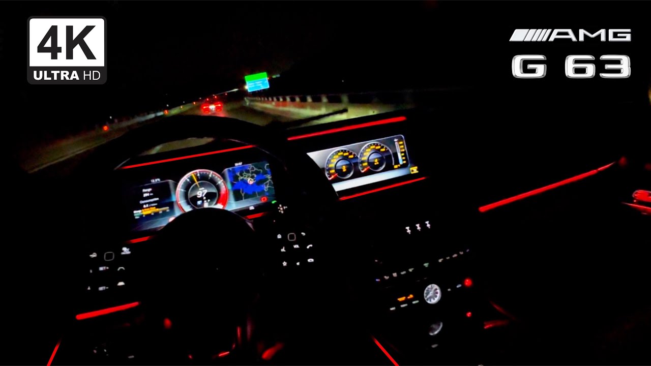 Mercedes-AMG G63 NIGHT DRIVE By StarDrivery 4K HDR (asmr)