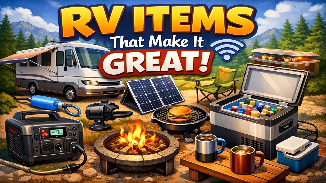 RV VIDEO OVERVIEW, Small RV Items… BIG Improvement