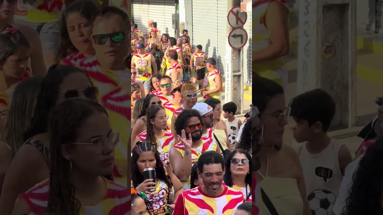 BLOCO PESO É PESO VEM AS RUAS VOM MAIS DE 14 MIl FOLIÕES. A ORQUESTRA DE FREVO  MEXE COM TUDO 