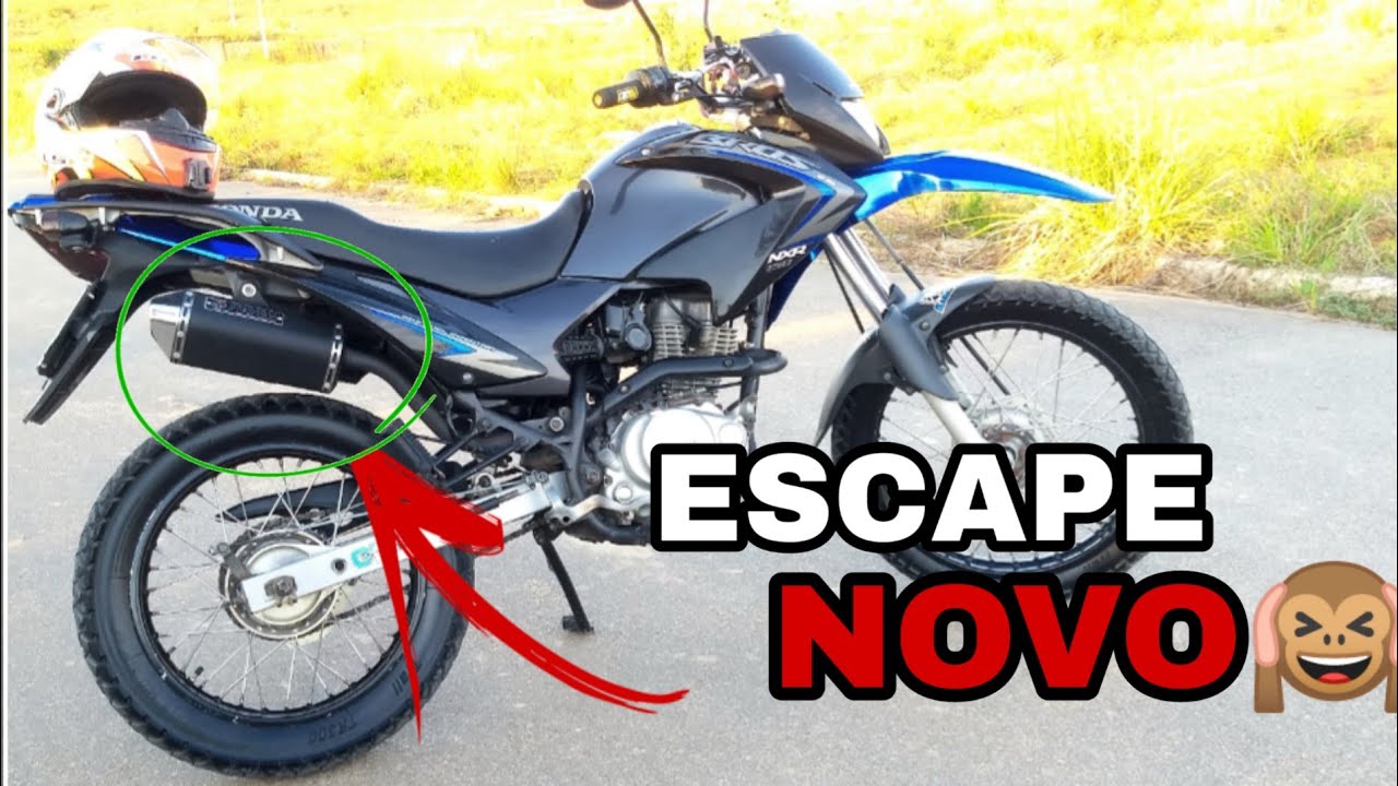 BOTEI UM ESCAPE NOVO NA MINHA BROS 150, FORTUNA MINI